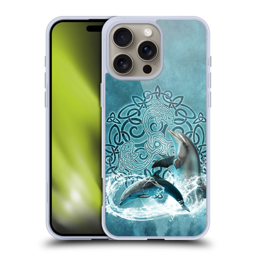 Brigid Ashwood Celtic Wisdom Dolphin Soft Gel Case for Apple iPhone 16 Pro Max