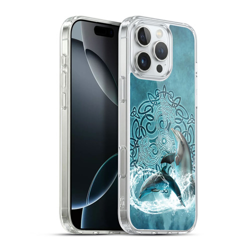 Brigid Ashwood Celtic Wisdom Dolphin Soft Gel Case for Apple iPhone 16 Pro Max