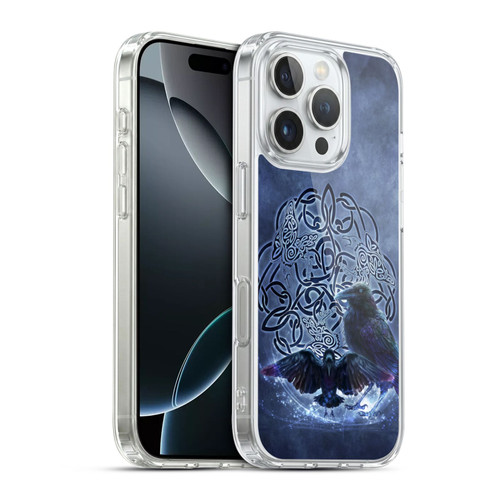 Brigid Ashwood Celtic Wisdom Raven Soft Gel Case for Apple iPhone 16 Pro