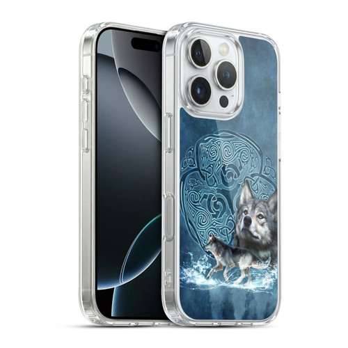 Brigid Ashwood Celtic Wisdom Wolf Soft Gel Case for Apple iPhone 16 Pro
