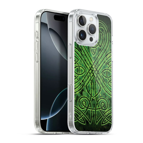 Brigid Ashwood Celtic Wisdom 3 Irish Shamrock Soft Gel Case for Apple iPhone 16 Pro Max