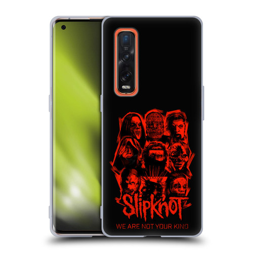 Slipknot We Are Not Your Kind Red Patch Soft Gel Case for OPPO Find X2 Pro 5G