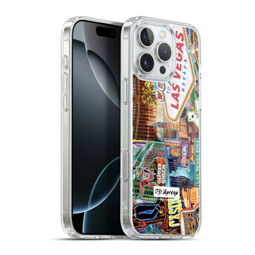 P.D. Moreno Cities Las Vegas 1 Soft Gel Case for Apple iPhone 16 Pro Max & MagSafe