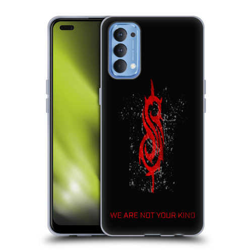Slipknot We Are Not Your Kind Red Distressed Look Soft Gel Case for OPPO Reno 4 5G