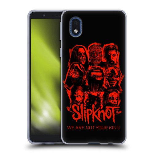 Slipknot We Are Not Your Kind Red Patch Soft Gel Case for Samsung Galaxy A01 Core (2020)