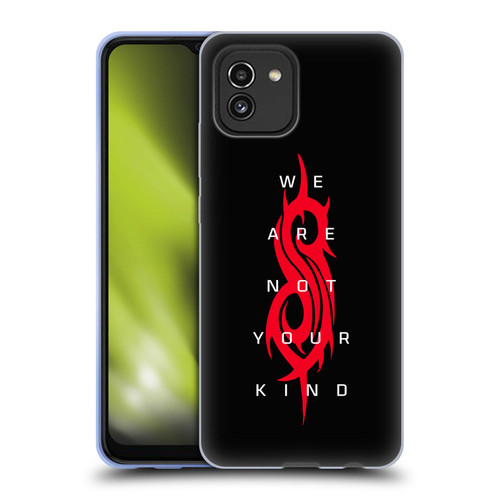 Slipknot We Are Not Your Kind Logo Soft Gel Case for Samsung Galaxy A03 (2021)