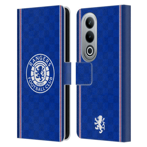 Rangers FC Crest Retro 1989 Home Kit Leather Book Wallet Case Cover For OPPO OnePlus Ace 3V 5G