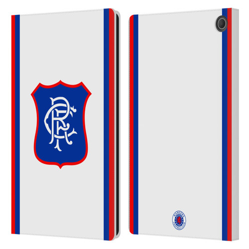 Rangers FC 2024/25 Kit Away Leather Book Wallet Case Cover For Amazon Fire Max 11 2023