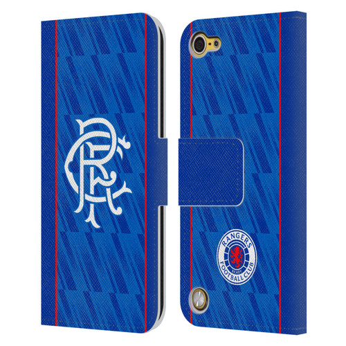 Rangers FC 2024/25 Kit Home Leather Book Wallet Case Cover For Apple iPod Touch 5G 5th Gen