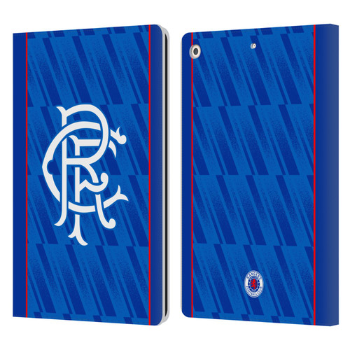 Rangers FC 2024/25 Kit Home Leather Book Wallet Case Cover For Apple iPad 10.2 2019/2020/2021