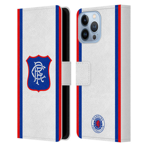 Rangers FC 2024/25 Kit Away Leather Book Wallet Case Cover For Apple iPhone 13 Pro Max