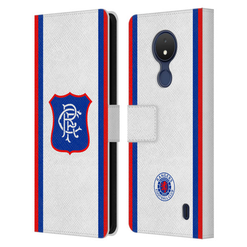 Rangers FC 2024/25 Kit Away Leather Book Wallet Case Cover For Nokia C21