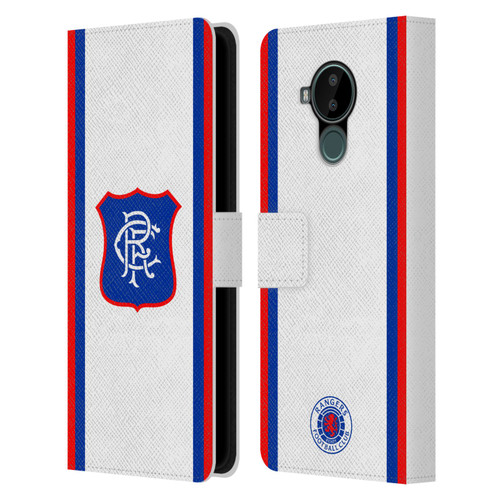 Rangers FC 2024/25 Kit Away Leather Book Wallet Case Cover For Nokia C30