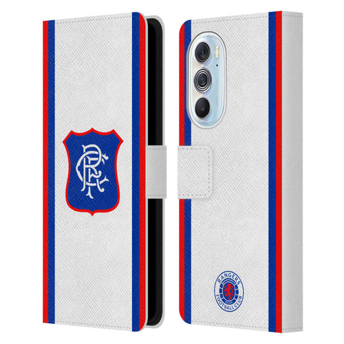 Rangers FC 2024/25 Kit Away Leather Book Wallet Case Cover For Motorola Edge X30