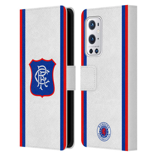 Rangers FC 2024/25 Kit Away Leather Book Wallet Case Cover For OnePlus 9 Pro
