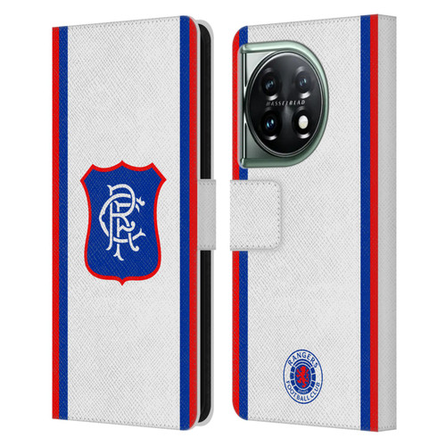 Rangers FC 2024/25 Kit Away Leather Book Wallet Case Cover For OnePlus 11 5G