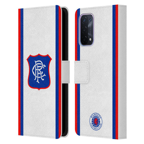Rangers FC 2024/25 Kit Away Leather Book Wallet Case Cover For OPPO A54 5G