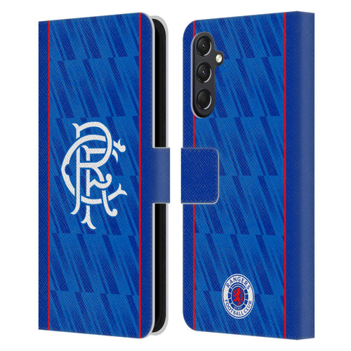 Rangers FC 2024/25 Kit Home Leather Book Wallet Case Cover For Samsung Galaxy A24 4G / M34 5G Rangers FC 2024/25 Kit Home Leather Book Wallet Case Cover For Samsung Galaxy A24 4G / M34 5G