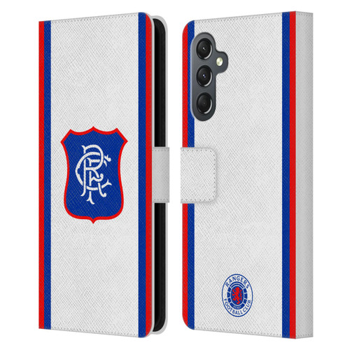 Rangers FC 2024/25 Kit Away Leather Book Wallet Case Cover For Samsung Galaxy A25 5G