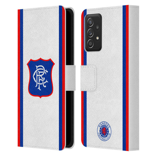 Rangers FC 2024/25 Kit Away Leather Book Wallet Case Cover For Samsung Galaxy A52 / A52s / 5G (2021)
