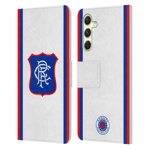 Rangers FC 2024/25 Kit Away Leather Book Wallet Case Cover For Samsung Galaxy A54 5G