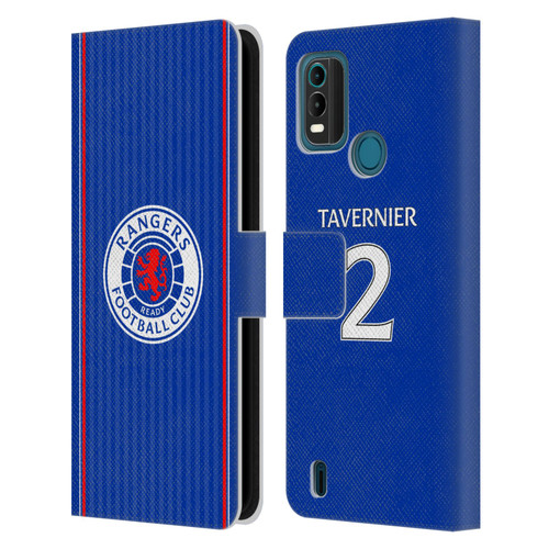 Rangers FC 2023/24 Players Home Kit James Tavernier Leather Book Wallet Case Cover For Nokia G11 Plus