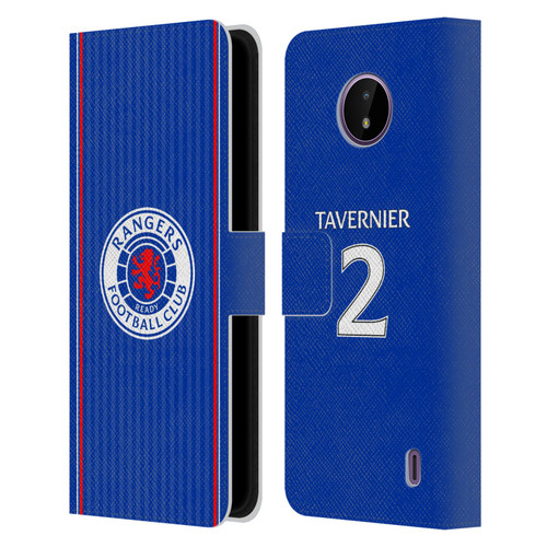 Rangers FC 2023/24 Players Home Kit James Tavernier Leather Book Wallet Case Cover For Nokia C10 / C20