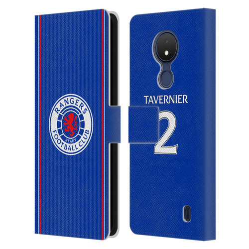 Rangers FC 2023/24 Players Home Kit James Tavernier Leather Book Wallet Case Cover For Nokia C21