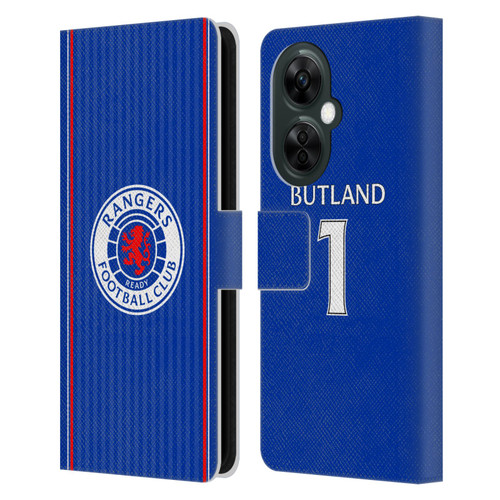 Rangers FC 2023/24 Players Home Kit Jack Butland Leather Book Wallet Case Cover For OnePlus Nord CE 3 Lite 5G
