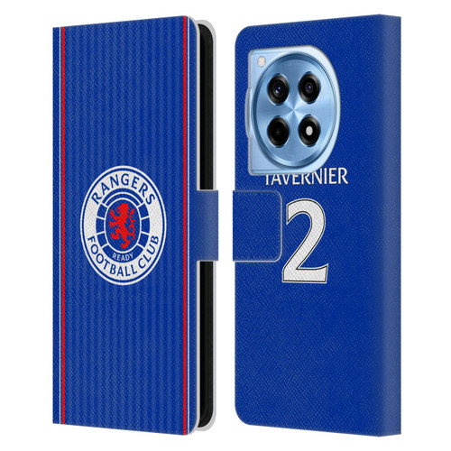 Rangers FC 2023/24 Players Home Kit James Tavernier Leather Book Wallet Case Cover For OnePlus 12R