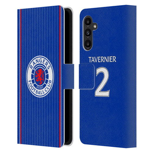 Rangers FC 2023/24 Players Home Kit James Tavernier Leather Book Wallet Case Cover For Samsung Galaxy A13 5G (2021)