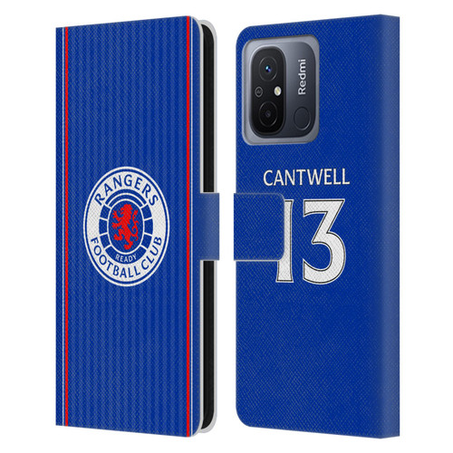 Rangers FC 2023/24 Players Home Kit Todd Cantwell Leather Book Wallet Case Cover For Xiaomi Redmi 12C