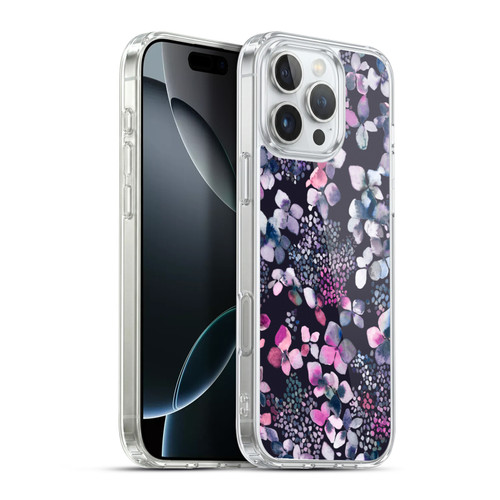 Ninola Floral Hydrangea Astronomical Soft Gel Case for Apple iPhone 16 Pro Max & MagSafe