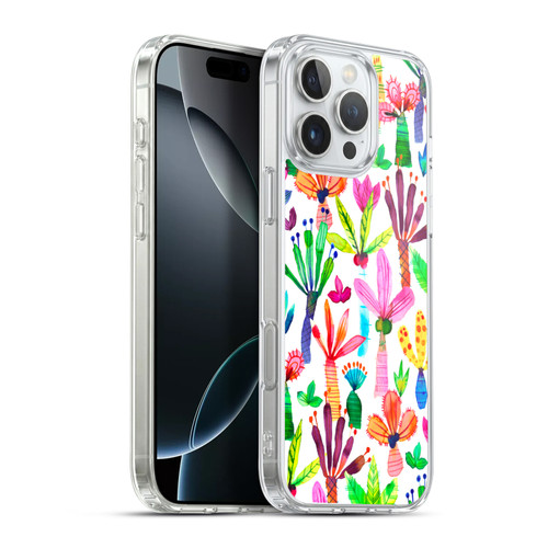 Ninola Summer Patterns Palms Garden Soft Gel Case for Apple iPhone 16 Pro Max & MagSafe