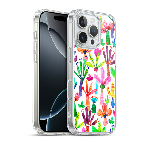 Ninola Summer Patterns Palms Garden Soft Gel Case for Apple iPhone 16 Pro & MagSafe