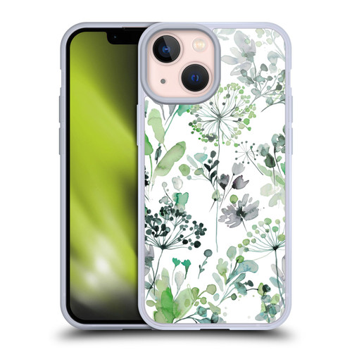 Ninola Wild Grasses Eucalyptus Soft Gel Case for Apple iPhone 13 Mini