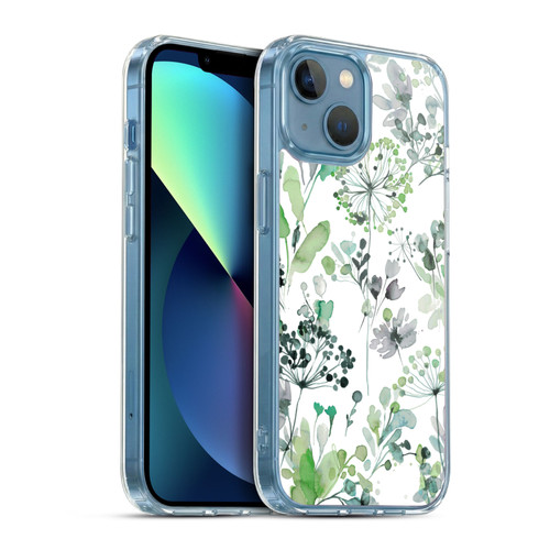 Ninola Wild Grasses Eucalyptus Soft Gel Case for Apple iPhone 13 Mini & MagSafe