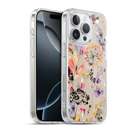 Ninola Wild Grasses Beige Soft Gel Case for Apple iPhone 16 Pro & MagSafe