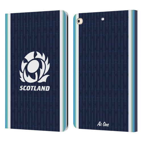 Scotland Rugby 2024/25 Crest Kit Home Leather Book Wallet Case Cover For Apple iPad 9.7 2017 / iPad 9.7 2018