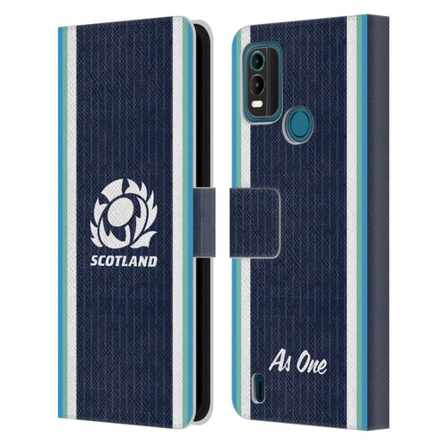 Scotland Rugby 2024/25 Crest Kit Home Leather Book Wallet Case Cover For Nokia G11 Plus