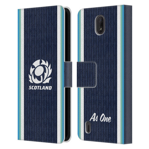 Scotland Rugby 2024/25 Crest Kit Home Leather Book Wallet Case Cover For Nokia C01 Plus/C1 2nd Edition
