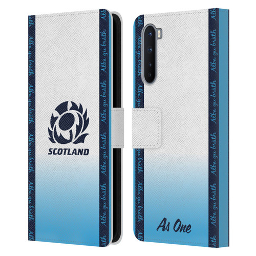 Scotland Rugby 2024/25 Crest Kit Away Leather Book Wallet Case Cover For OnePlus Nord 5G