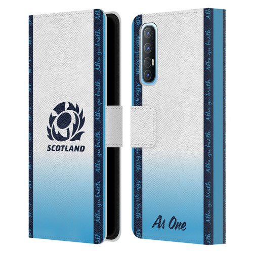 Scotland Rugby 2024/25 Crest Kit Away Leather Book Wallet Case Cover For OPPO Find X2 Neo 5G Scotland Rugby 2024/25 Crest Kit Away Leather Book Wallet Case Cover For OPPO Find X2 Neo 5G