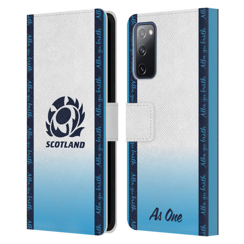 Scotland Rugby 2024/25 Crest Kit Away Leather Book Wallet Case Cover For Samsung Galaxy S20 FE / 5G Scotland Rugby 2024/25 Crest Kit Away Leather Book Wallet Case Cover For Samsung Galaxy S20 FE / 5G