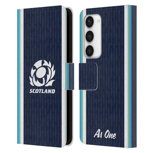 Scotland Rugby 2024/25 Crest Kit Home Leather Book Wallet Case Cover For Samsung Galaxy S23 5G Scotland Rugby 2024/25 Crest Kit Home Leather Book Wallet Case Cover For Samsung Galaxy S23 5G