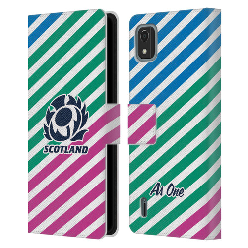 Scotland Rugby Graphics Lines Leather Book Wallet Case Cover For Nokia C2 2nd Edition