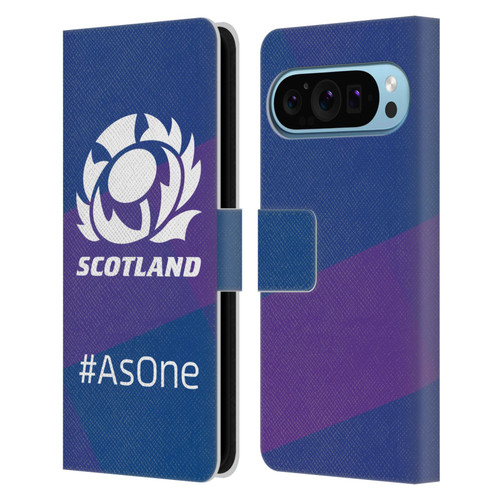 Scotland Rugby Logo 2 As One Leather Book Wallet Case Cover For Google Pixel 9 / Pixel 9 Pro