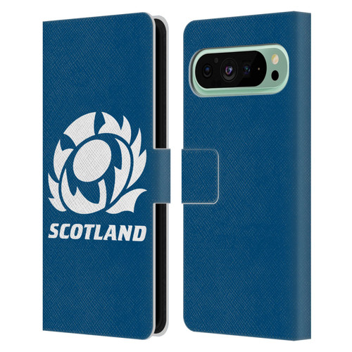 Scotland Rugby Logo 2 Plain Leather Book Wallet Case Cover For Google Pixel 9 Pro XL