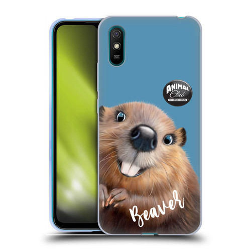 Animal Club International Faces Beaver Soft Gel Case for Xiaomi Redmi 9A / Redmi 9AT