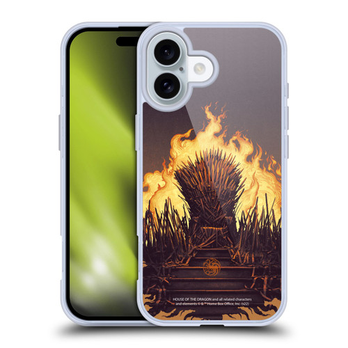 House Of The Dragon: Television Series Art Syrax and Caraxes Soft Gel Case for Apple iPhone 16